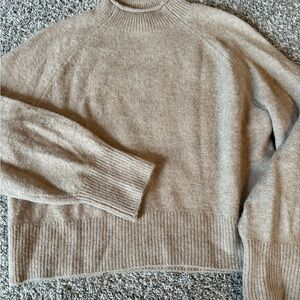 Jcrew Women's Rollneck Camel Sweater
